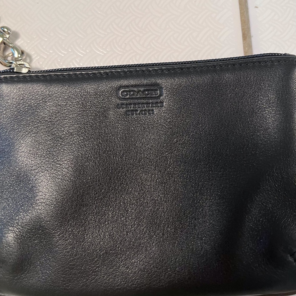 Black Coach Wristlet
